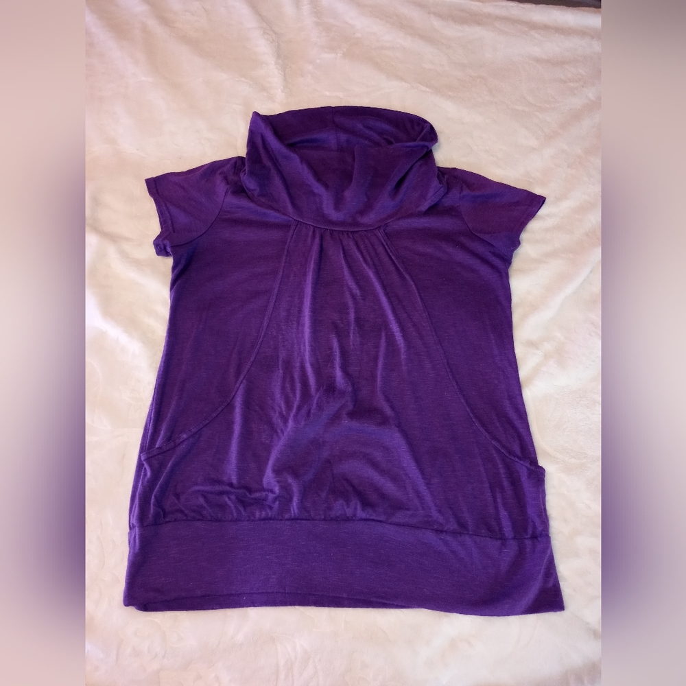 Purple fancy dress shirt